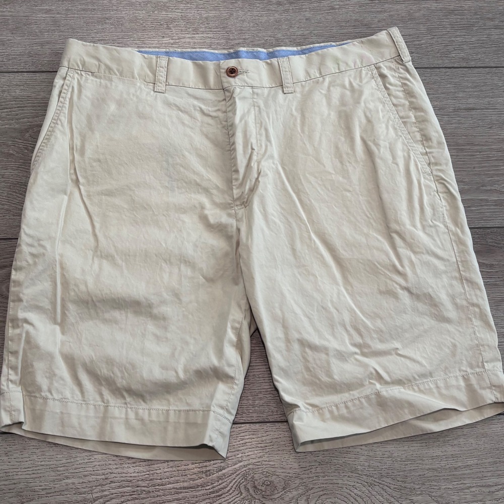 Polo Ralph Lauren Chino Shorts Mens 34 Beige Classic Fit Pima Cotton Casual